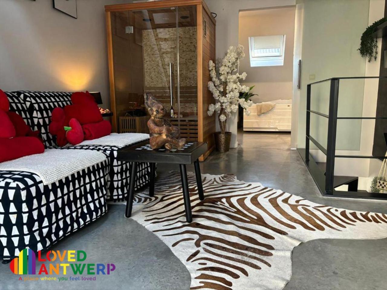 Wellness Loft With Sauna, Jacuzzi, Roof Terrace & Amazing View Apartment Antwerp Exterior photo